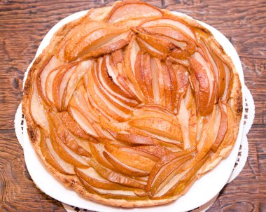 ev yapımı armut pasta