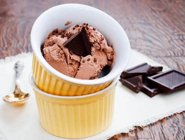 Gelato al cioccolato — Foto Stock