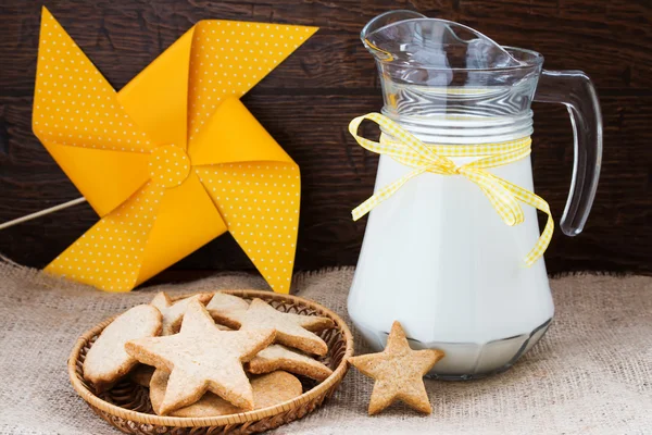 Galletas de leche y azúcar — Foto de Stock