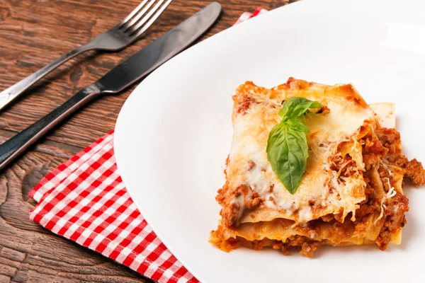 Välsmakande lasagne — Stockfoto