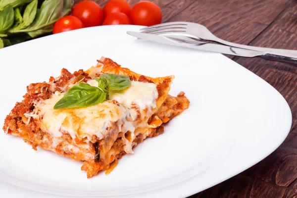 Välsmakande lasagne — Stockfoto