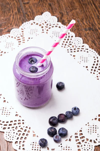 Smoothie de mirtilo — Fotografia de Stock