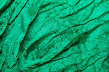 Yeşil Tekstil yakın çekim