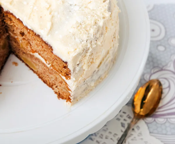 Two layer apple cake — Stock Photo, Image