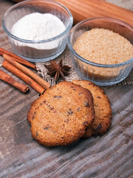 Homemade wholegrain cookies — Stock Photo, Image