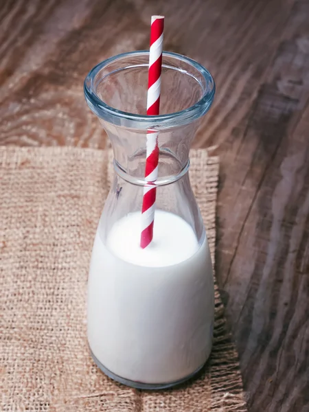 Una botella de leche — Foto de Stock