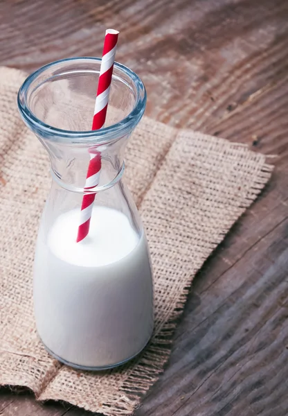 Una botella de leche — Foto de Stock