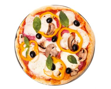 lezzetli sıcak pizza