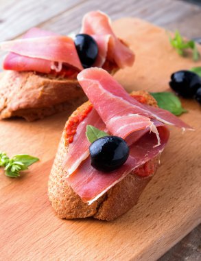 lezzetli bruschetta