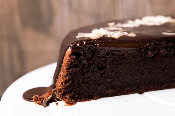 Bolo de chocolate — Fotografia de Stock