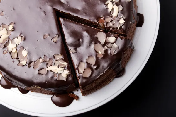 Bolo de chocolate — Fotografia de Stock