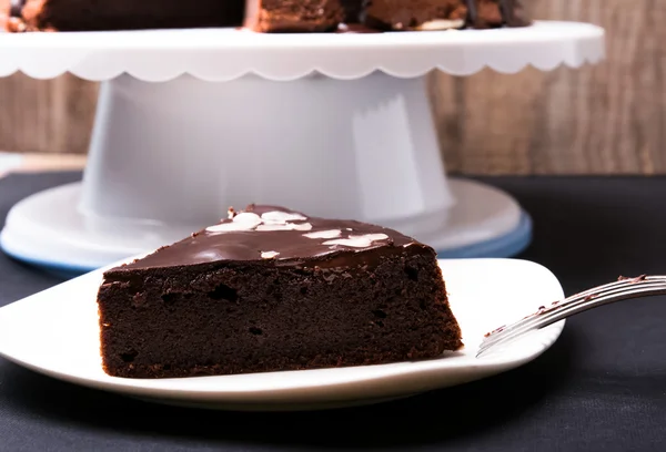 Torta al cioccolato — Foto Stock