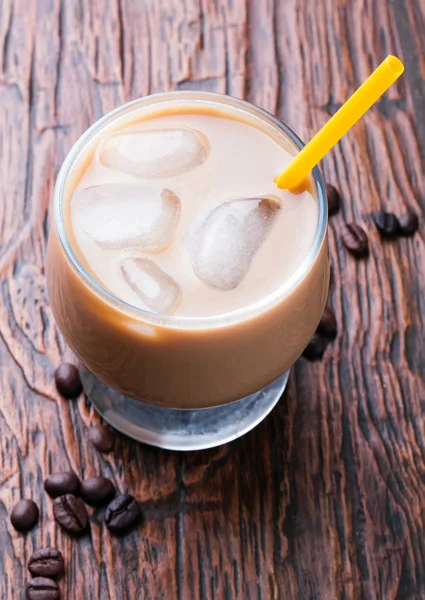Ледяной кофе — стоковое фото