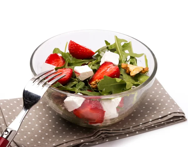 Healthy salad on white background — Stock Photo, Image