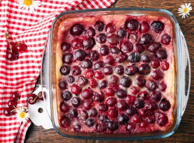 ev yapımı clafoutis