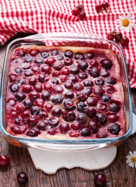 ev yapımı clafoutis