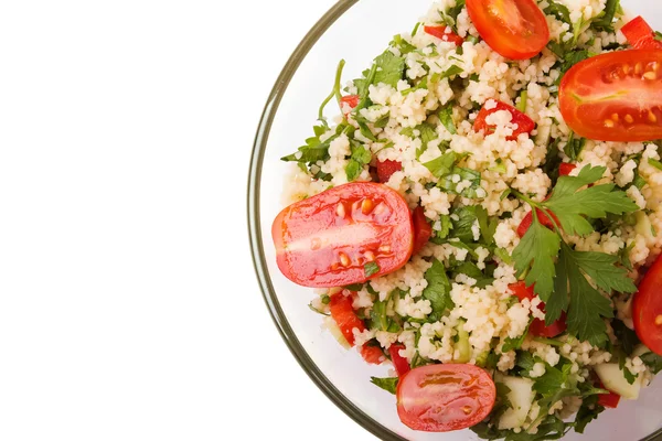 Tabbouleh with couscous and parsley — Stock Photo, Image