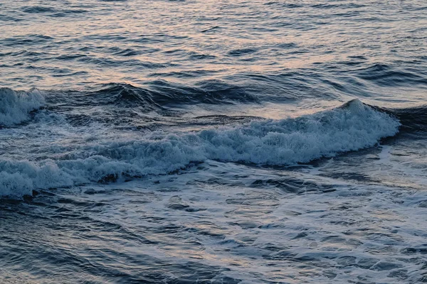 Surface Océan Petites Vagues Sur Eau Fond Naturel — Photo