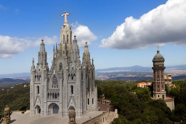 Templo de sagrat cor, tibidabo, barcelona —  Fotos de Stock