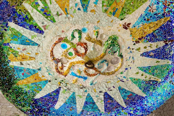 Sun of mosaic — Stock Photo, Image