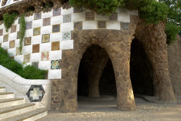 Мозаика и акведук — стоковое фото