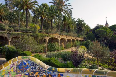 park guell mozaik tezgah