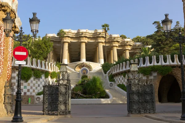 Parco Guell a Barcellona — Foto Stock