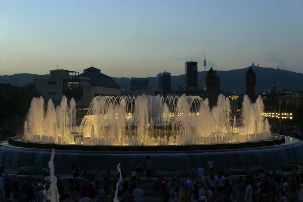 Fontana di Montjuic — Foto Stock