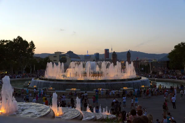 Cascadas fuente de música — Foto de Stock