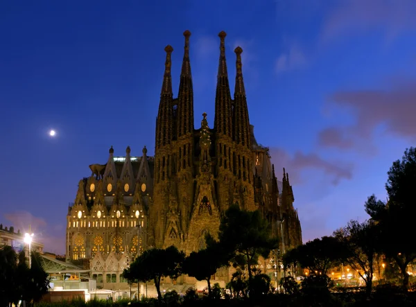 Noche Sagrada Familia —  Fotos de Stock