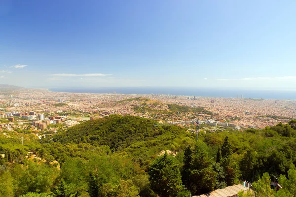 Utsikt över barcelona — Stockfoto