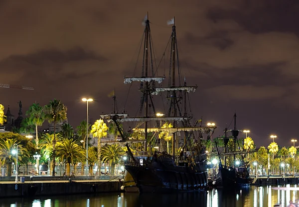 Houten schip — Stockfoto