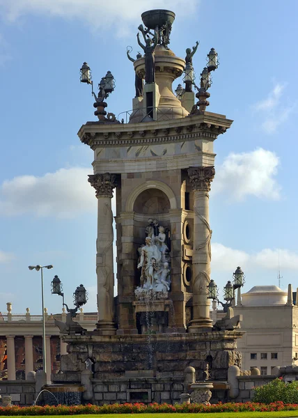 Fountain of Plaza de Espana — Stock Photo, Image