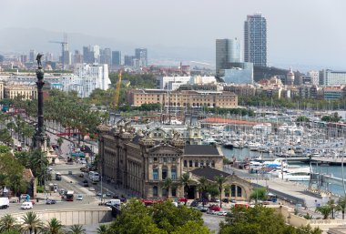 Columbus anıt, Barselona, İspanya.