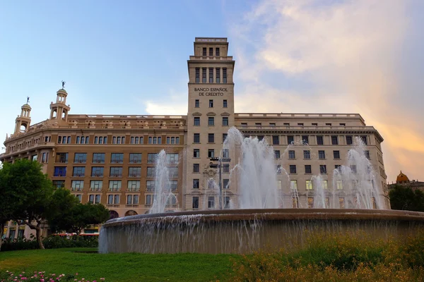 Catalonia Plaza. Barcelona landmark, Spain. — Stock Photo, Image