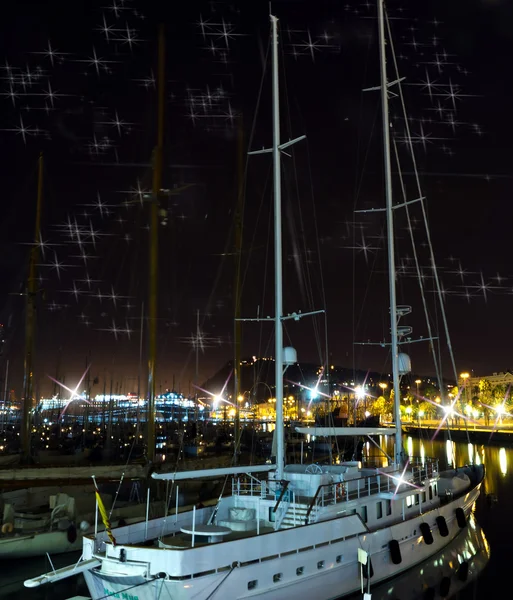 Segelboot vor Anker — Stockfoto