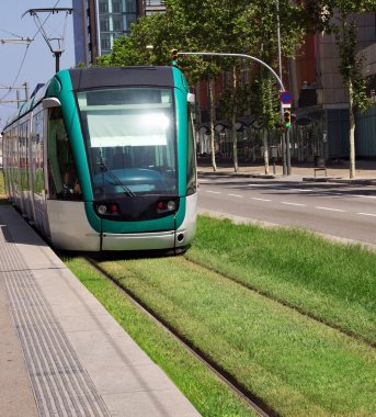 Barselona bölgesindeki tramvay