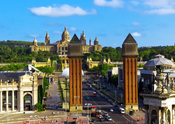 Barcelona landmark, Spanje. — Stockfoto