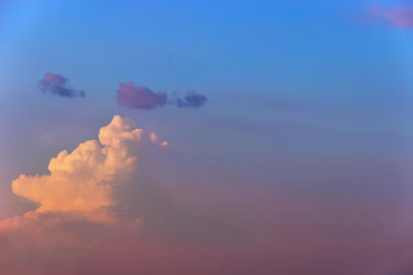 Rose sundown sky of the cloud — Stock Photo, Image