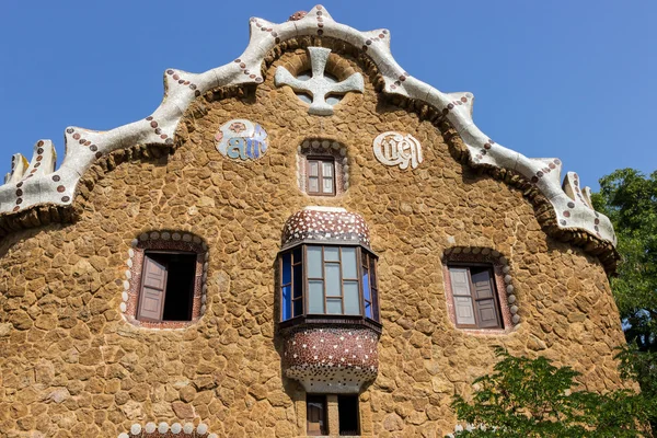 Park Guell i Barcelona, Spanien — Stockfoto