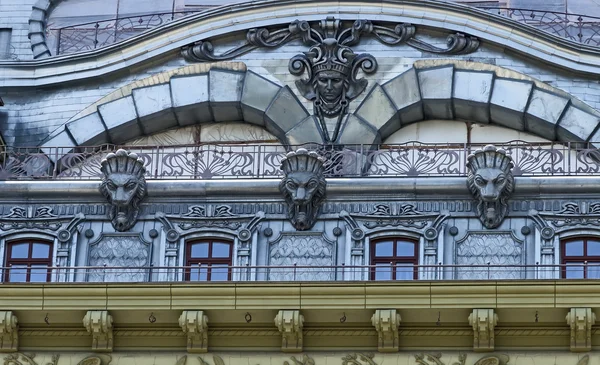 Architektonické detaily. budova v Oděse — Stock fotografie
