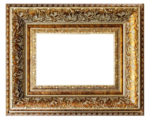 Vintage dourado quadro vazio — Fotografia de Stock