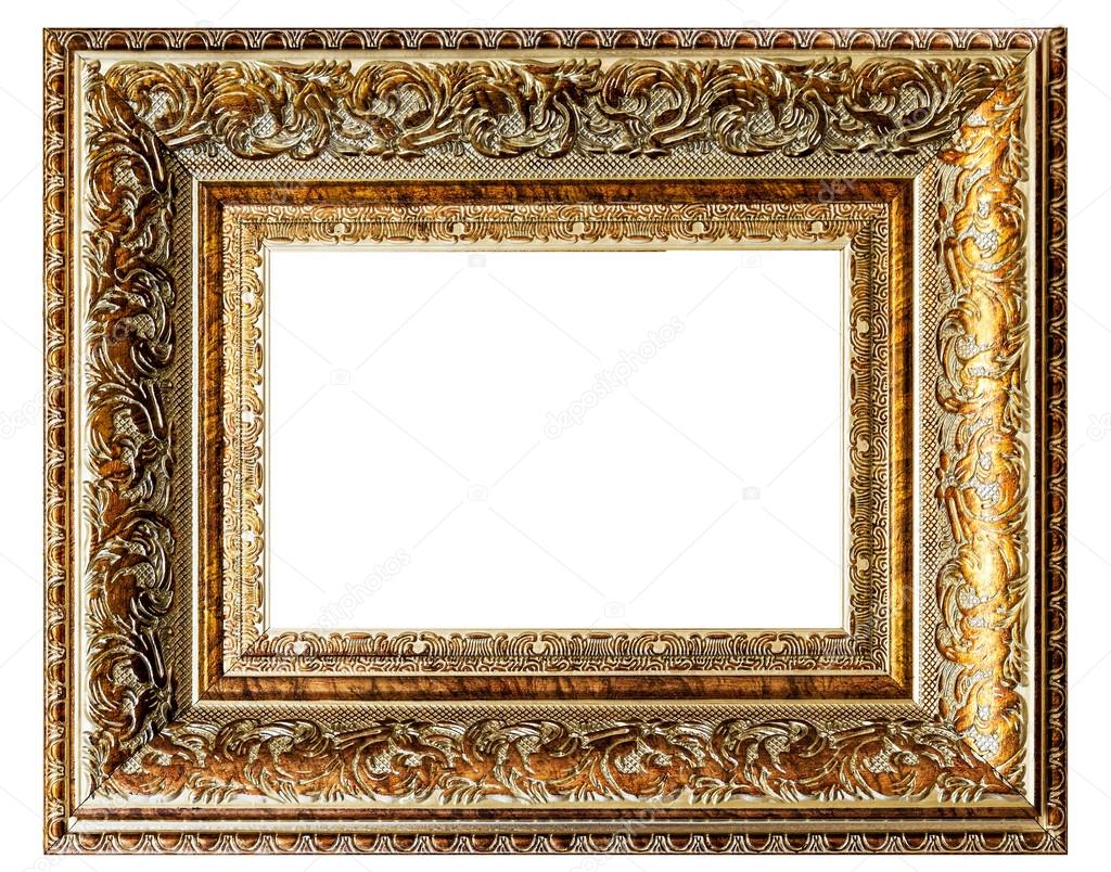 Golden Vintage Empty Frame Stock Photo Fotoall 30536003 Golden Vintage Empty Frame Stock Photo