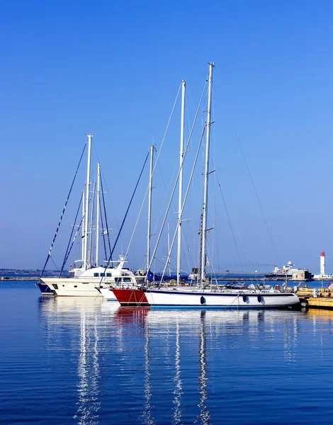 Yacht hamn — Stockfoto