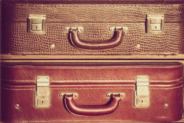 Vintage suitcases — Stock Photo, Image