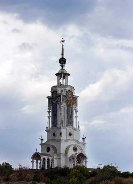 Ναός εκκλησία φάρο. Κριμαία — Φωτογραφία Αρχείου