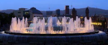 İspanya, Barcelona 'daki Plaza de Espana