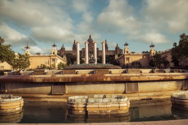 Barselona. Catalonia, İspanya - arka plan seyahat