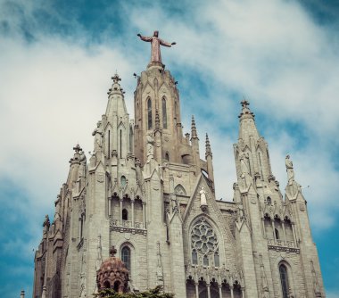 Kilise kutsal heart.tibidabo. Barcelona.