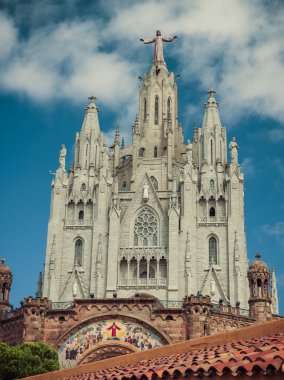 Kilise kutsal heart.tibidabo. Barcelona.